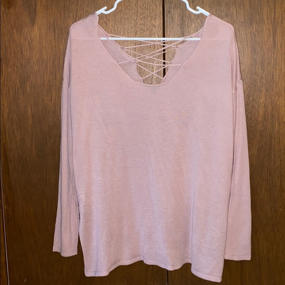 Lace up Sweater